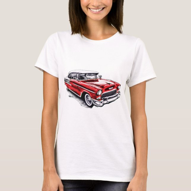 55 Chevy T-shirt (Framsida)