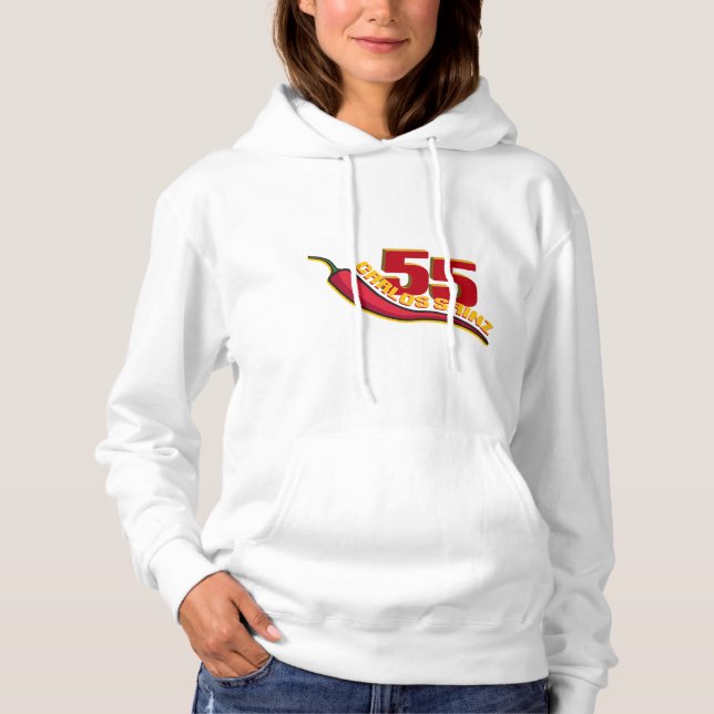 #55 Chili Hoodie | Fläkt-Made Tifosi-växel T Shirt (Framsida)