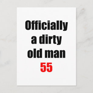 55 Dirty Old Man Vykort