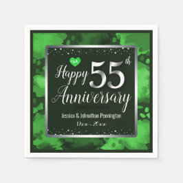 55:e Bröllop-årsdagen Pappersservett
