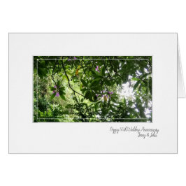 55:e Emerald Bröllop-årsjubiléet för träskmark Hälsningskort