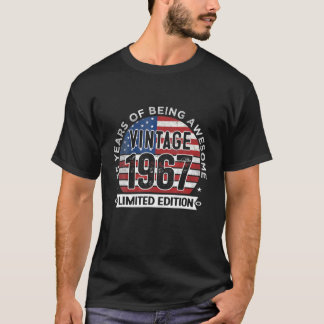 55:e födelsedag i Manar Vintage 1967, 55 år gammal T Shirt
