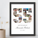 55:e födelsedag nummer 55 Anpassningsbars fotokoll Poster<br><div class="desc">Fira 55-årsdagen med den här personligen poster 55 fotosamlingar. Anpassadets gåva är också perfekt för bröllop-årsdagen. Det är ett underbart sätt att visning värdefulla minnen från ditt bröllop och gifta liv. Poster innehåller en samling foton som fångar in dessa speciella ögonblick och kan anpassas med namn, födelsedatum eller årsdatum. Det...</div>