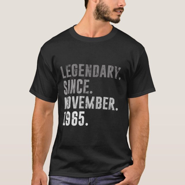 55:e födelsedag sedan november 1965 t shirt (Framsida)