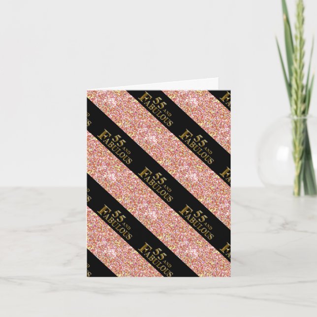 55:e födelsedagen kort (Framsida)