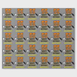 55:e födelsedagen: Spooky Halloween Theme, eget na Presentpapper