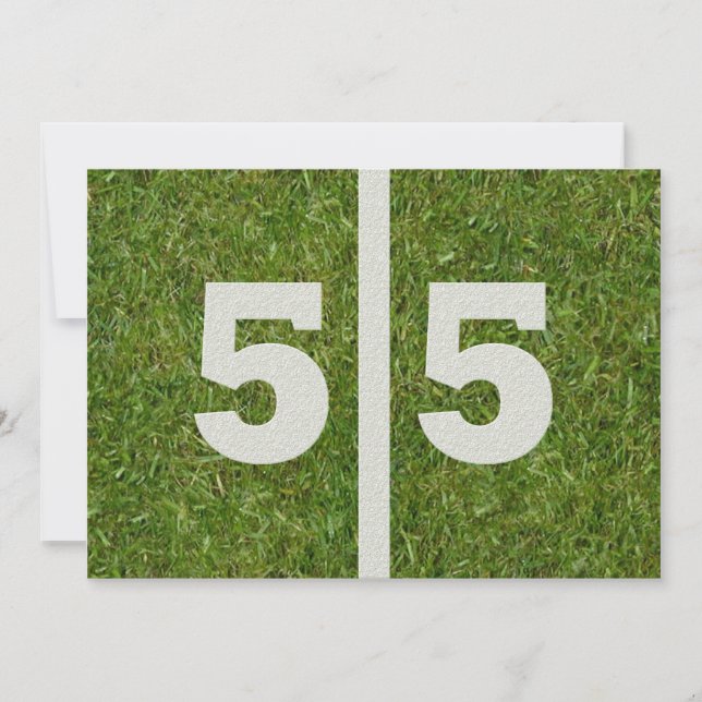 55:e Födelsedagsfesten! Inbjudningar (Framsida)