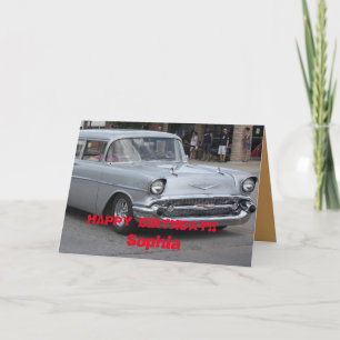 55 Nomad Station Wagon Grattkort. Kort