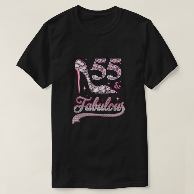 55 och uppmjukande 55 år gamla 1964, 55:e födelsed t shirt (Design framsida)