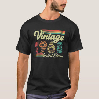 55 Years Old Vintage 1968 Born In 1968 55th T Shirt