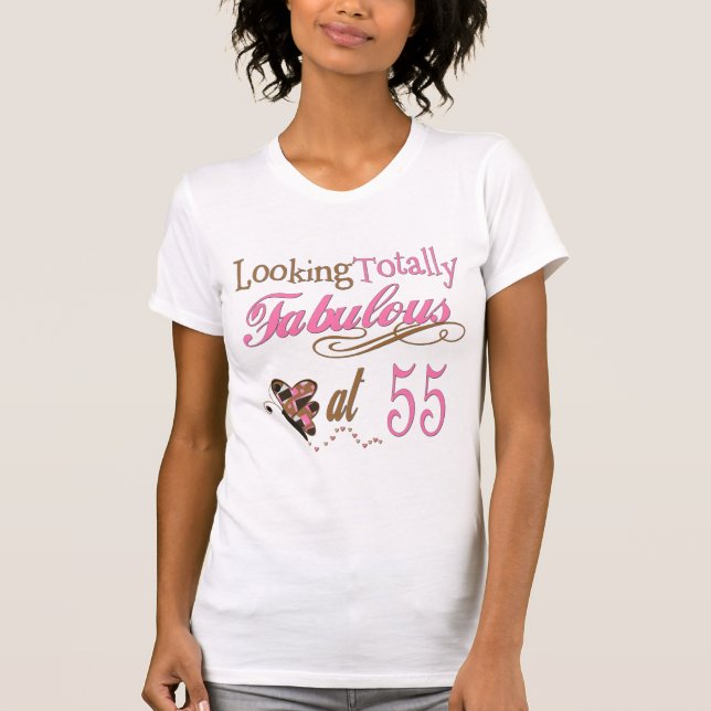 55th Födelsedagsfestgåvor T Shirt (Framsida)