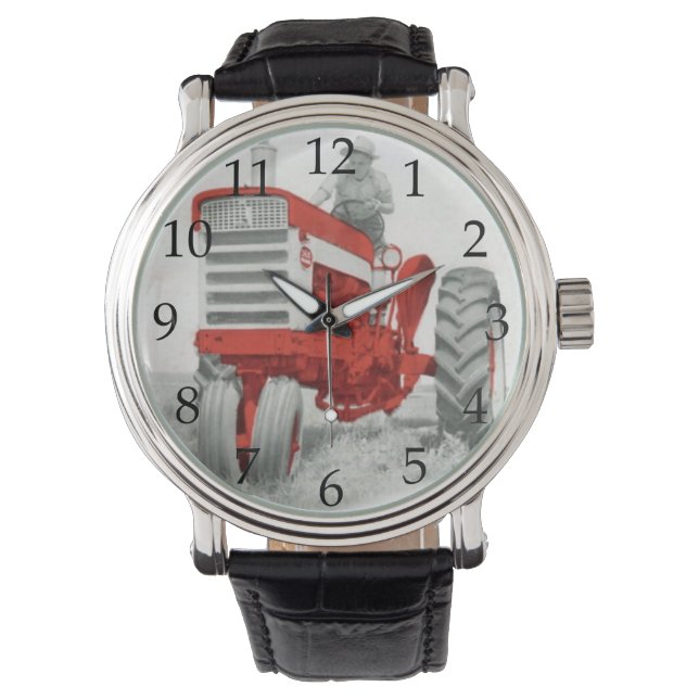 560 Internationell Farmall Traktorur Armbandsur (Framsida)