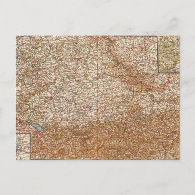 5657 Tyskland syd, Österrike Vykort (Framsida)