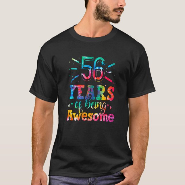 56 år gamla, 56 år gamla, 56 år gamla, Fantastisk T Shirt (Framsida)