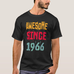 56 år gammal Fantastisk sedan 1966, 56:e födelseda T Shirt