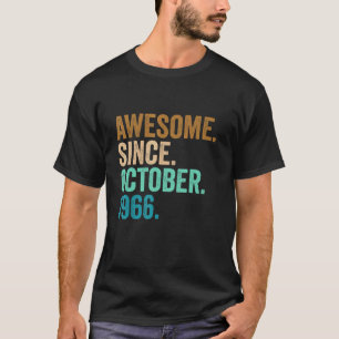 56 år gammal Fantastisk sedan oktober 1966 T Shirt