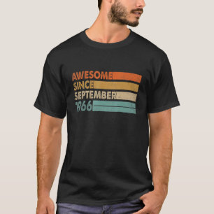 56 år gammal Fantastisk sedan september 1966 56 år T Shirt