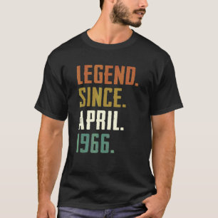 56 år gammal förklaring sedan april 1966 56:e föde t shirt
