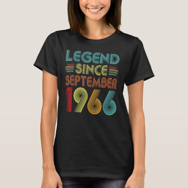 56 år gammal förklaring sedan september 1966 56:e  t shirt (Framsida)