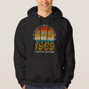56-åriga 1969 års Retro Fantastisk 56:e födelsedag Hoodie