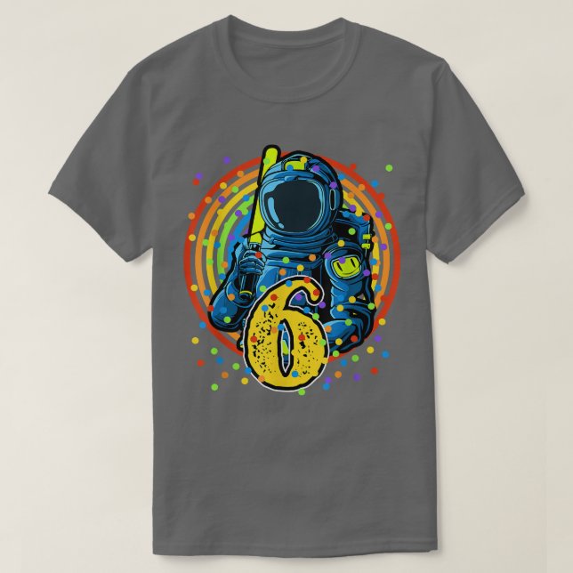 56 års gamla födelsedagsgåvor Astronaut 6e Birt T Shirt (Design framsida)