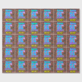 56-årsdag: Rolig, urban graffiti-inspirerad look Presentpapper