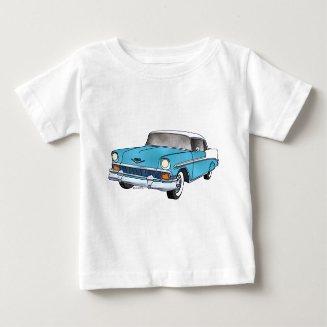 56 Chevrolet Belair Tee Shirt (Framsida)