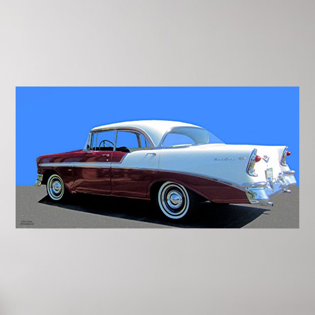 "56 CHEVY BEL LUFT POSTER (Framsidan)