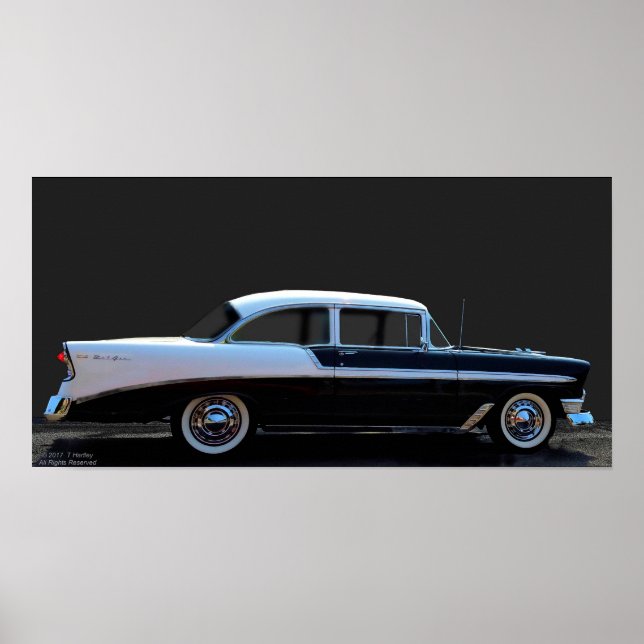"56 CHEVY BEL LUFT POSTER (Framsidan)