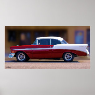 "56 CHEVY BEL LUFT POSTER