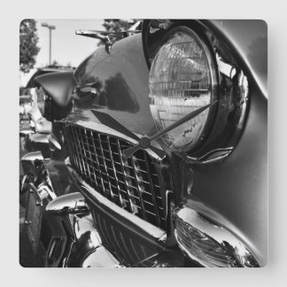 56 Chevy Wall Clock Fyrkantig Klocka