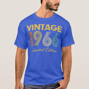 56:e födelsedag Gift Idea Vintage 1966 Manar Kvinn T Shirt
