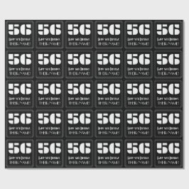 56:e födelsedagen: Art Deco Inspired Titta "56" oc Presentpapper