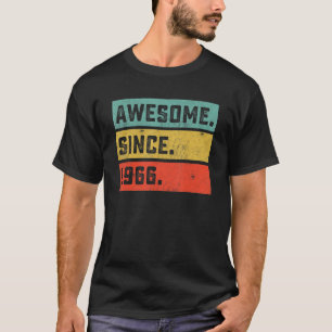 56:e födelsedagen Fantastisk sedan 1966 56 år T Shirt
