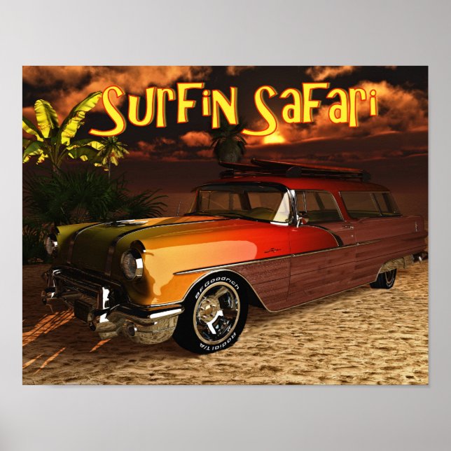 56 Surfin Safari Poster (Framsidan)