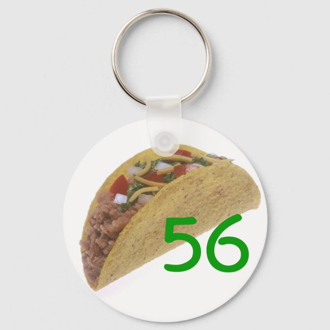 56 Tacos Nyckelring (Framsida)