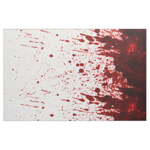 56-tums plåtfärgad bomullsFabric Blood Splatter Va Tyg
