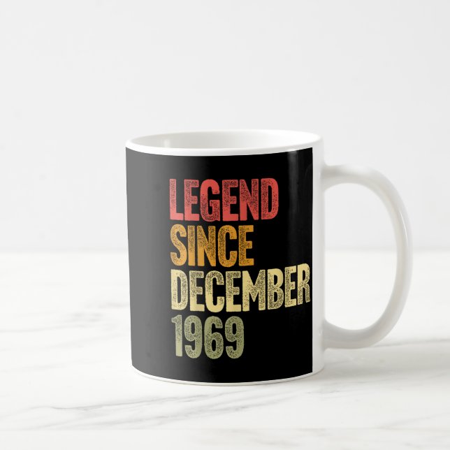 56 Year Old Legend Since December 1969 Retro 56th  Kaffemugg (Höger)