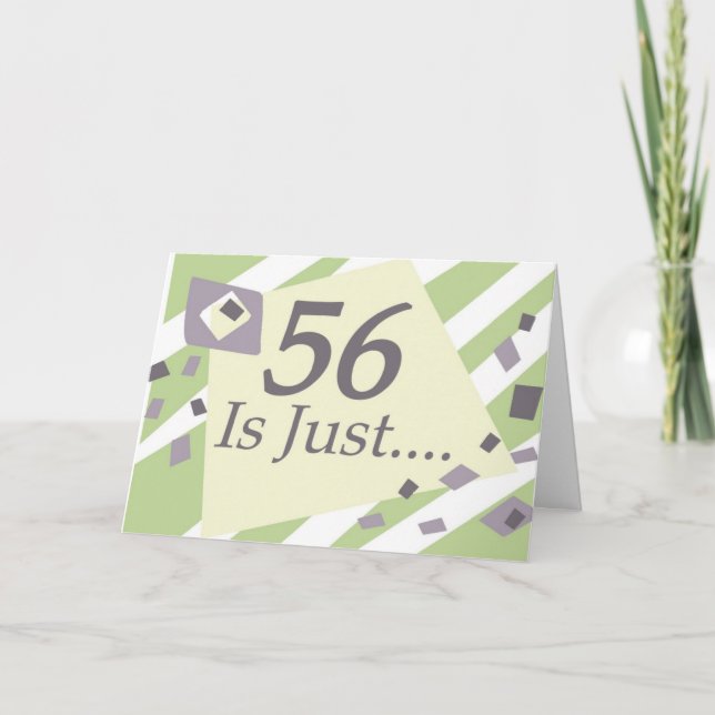 56th Födelsedag Kort (Framsida)
