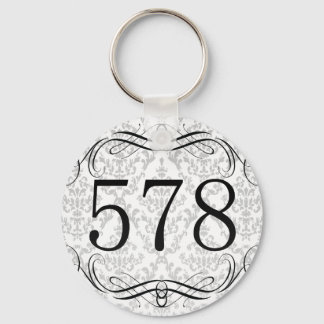 578 Områdeskod Nyckelring