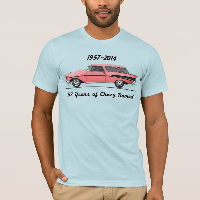 57 år av Chevy Nomad Tee (Framsida)