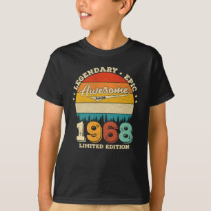 57-åriga dagen 1968 Fantastisk 57:e födelsedagspre T Shirt