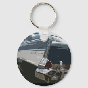 57 Chevy Bel Air Keychain Nyckelring