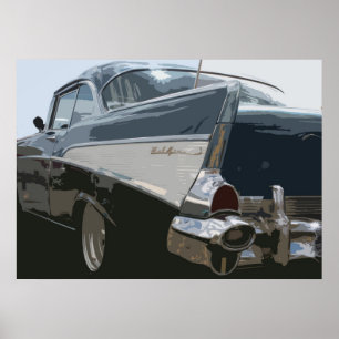 57 Chevy Bel Luft Poster