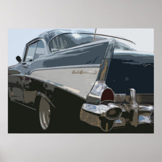 57 Chevy Bel Luft Poster