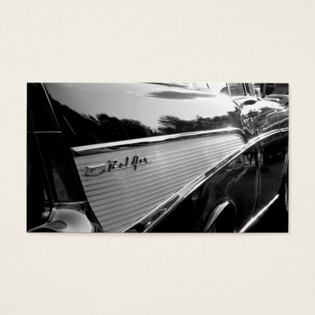 57 Chevy Bel Luft Visitkort (Framsidan)