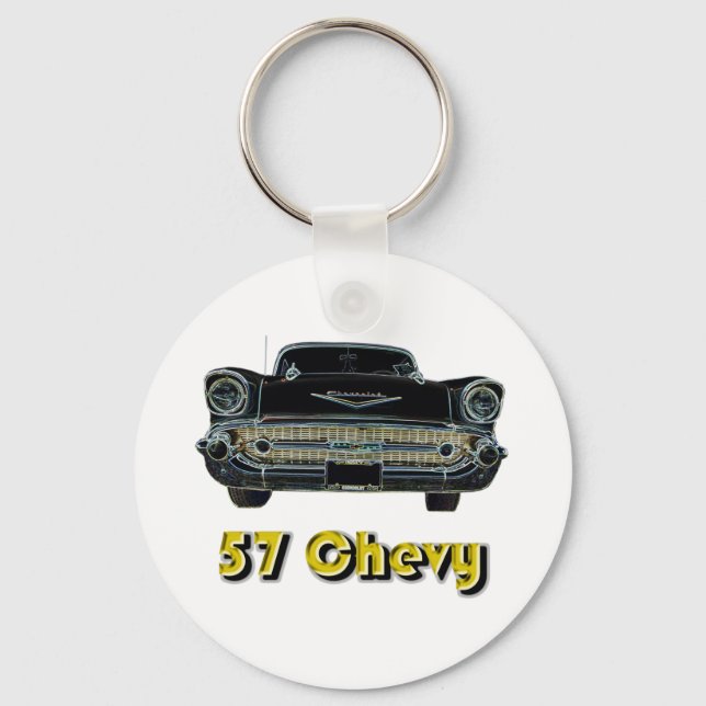 57 Chevy Keychain Nyckelring (Framsida)