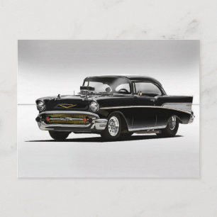 57' Chevy Pro-Street Vykort