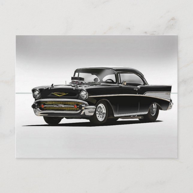 57' Chevy Pro-Street Vykort (Framsida)