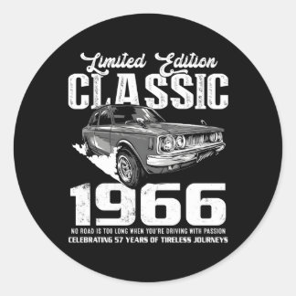 57:e bilen sedan 1966 för 57 runt klistermärke